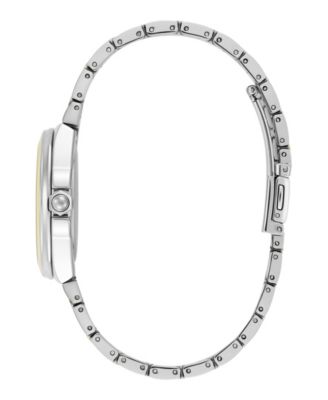 Women's Lustre Silver and Gold-Tone Stainless Steel Bracelet Watch 34mm