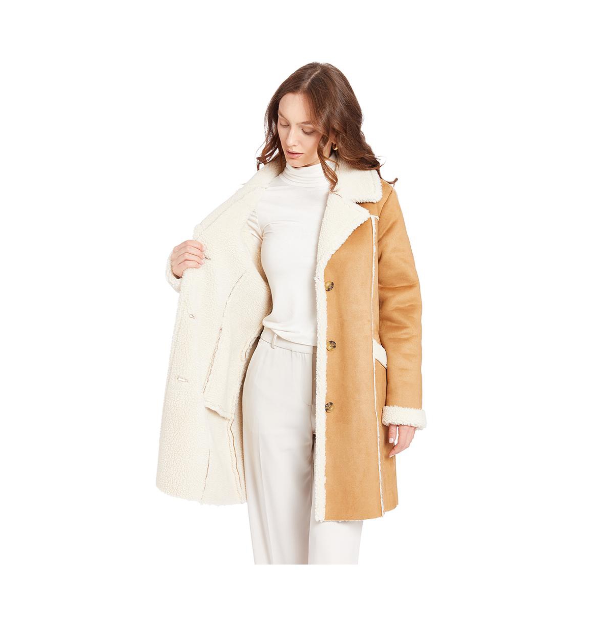 Frye Women's Stacy Faux Shearling Coat