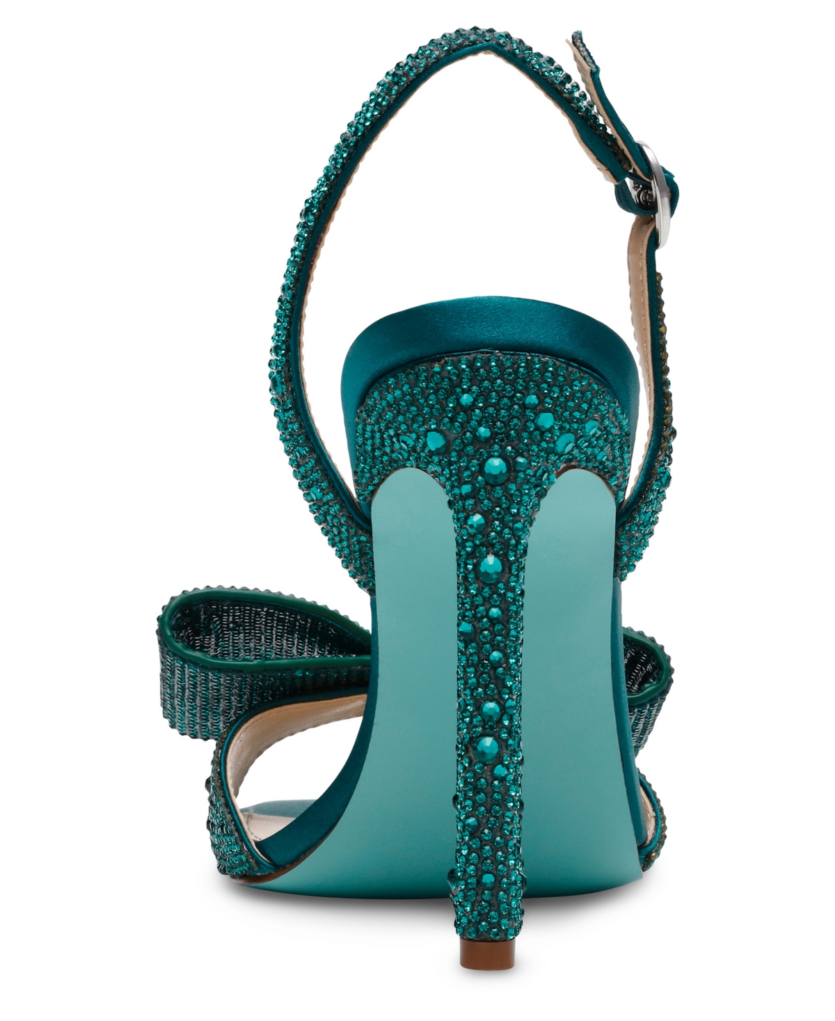 Betsey Johnson Joel Rhinestone Bow Dress Sandals