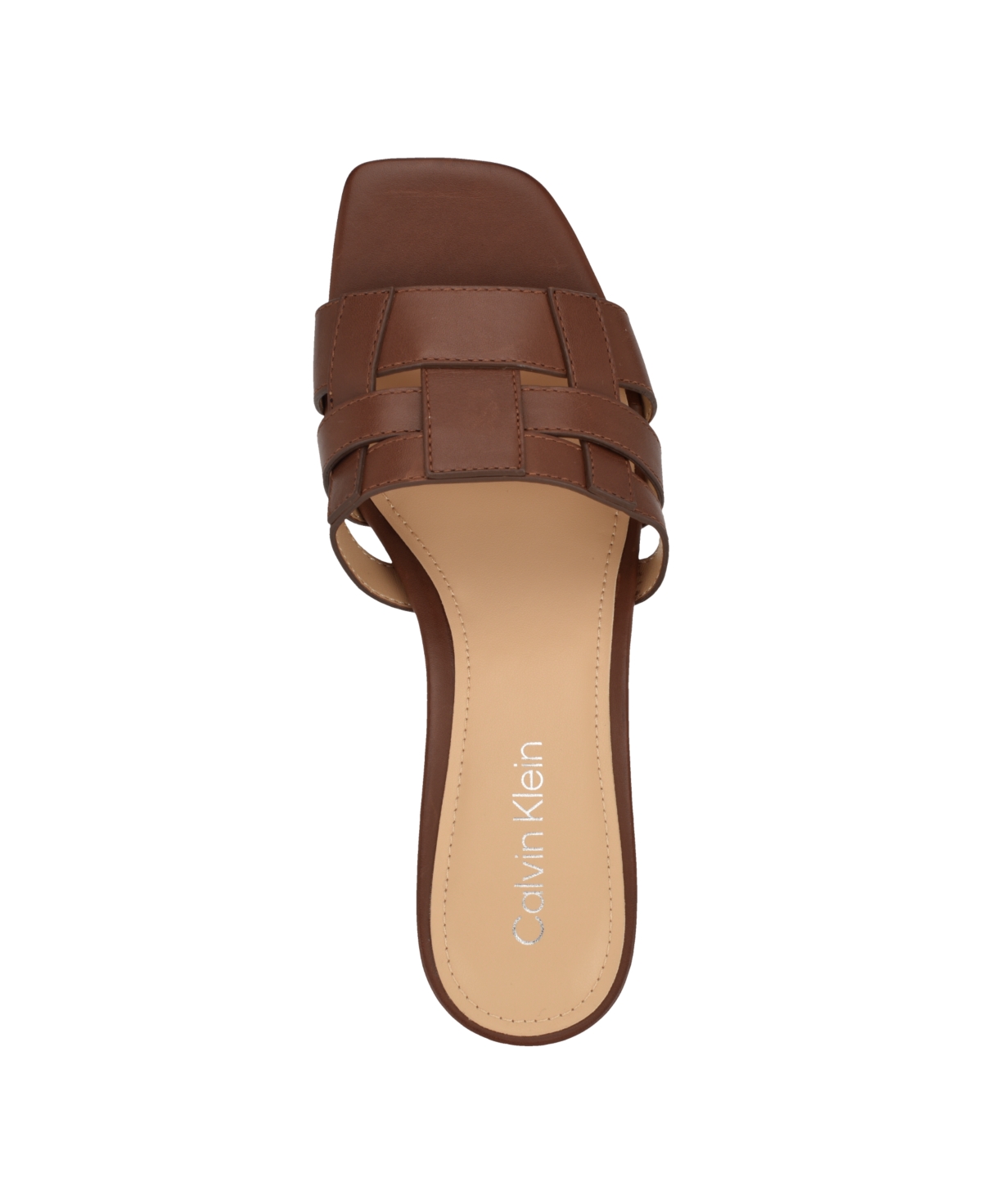 Calvin Klein Women's Alise Square Toe Slip-On Dress Sandals