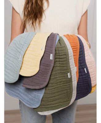 Baby Neutral Multi Browns Muslin Burpcloths - 6-Pack