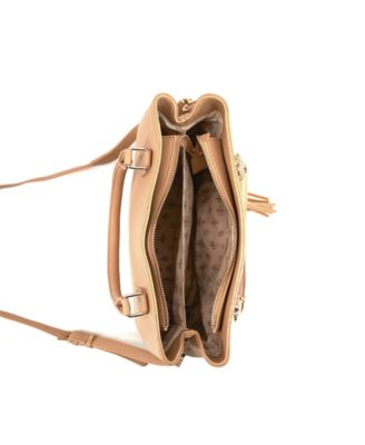 Grove Puffer Leather Satchel