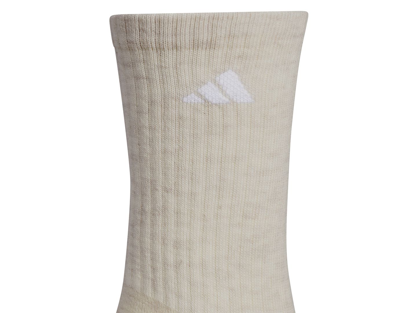 Носки Cushioned, средней высоты — adidas, цвет: Бежевый / Белый — фото 3