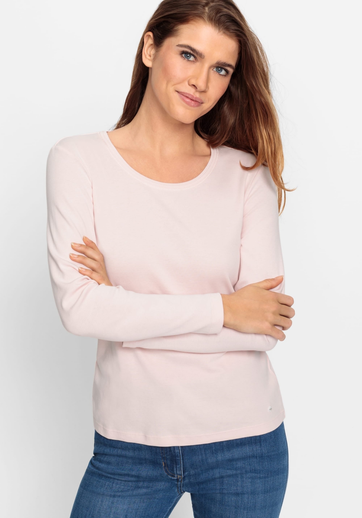 Olsen Women's 100% Cotton Basic T-Shirt
