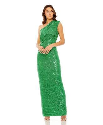 Women's Ieena Sequined Ruched One Shoulder Gown