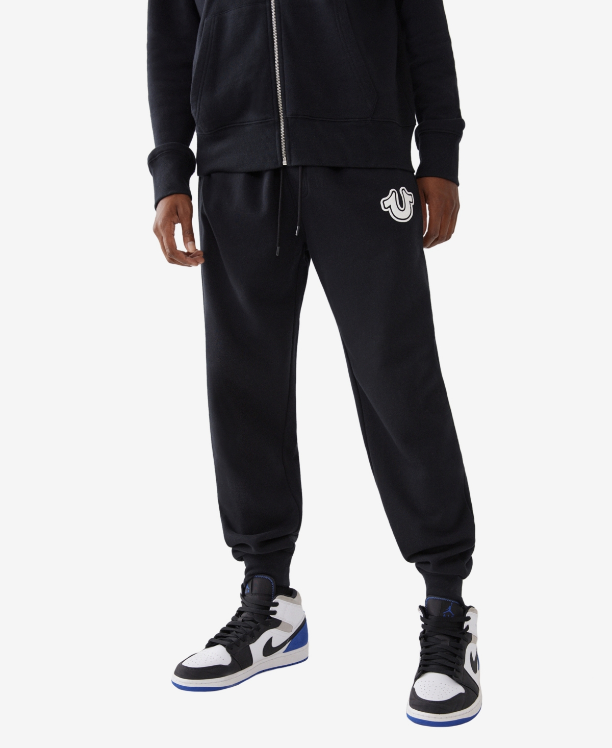 True Religion Core Drawstring Joggers In Black