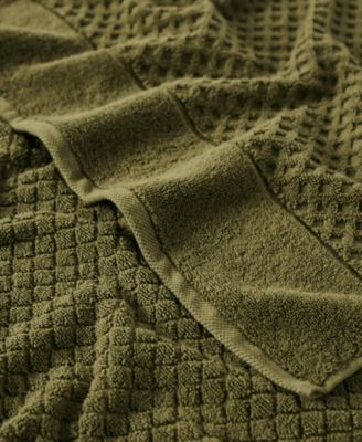 Quick-Drying Cotton Diamond Waffle 6-Pc. Hand Towel Set