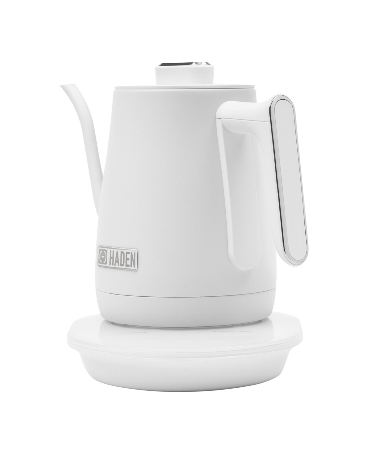 Haden Gooseneck 6 Liter Pour Over Cordless Digital Electric Kettle In Ivory,chrome