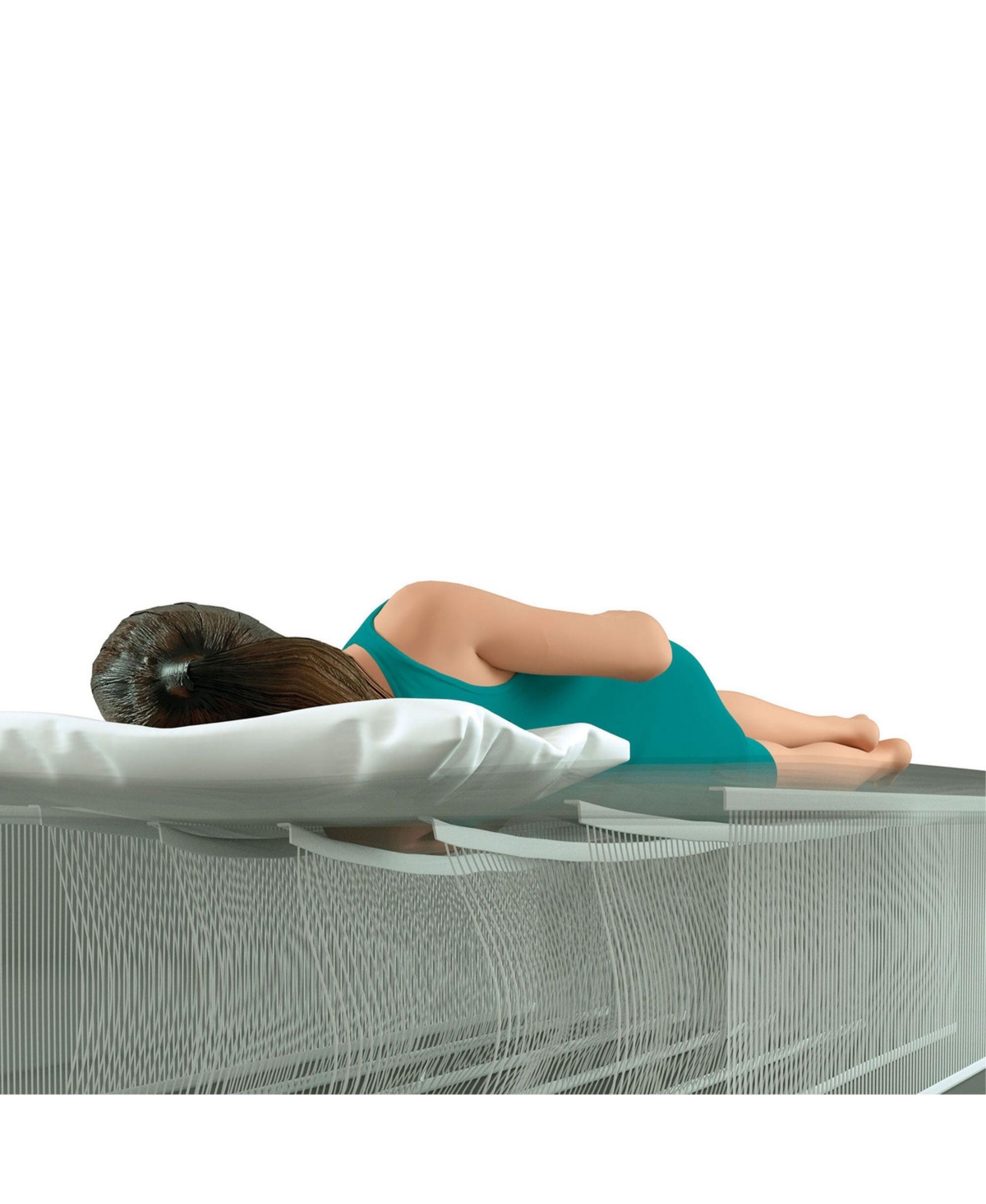 Intex Twin Size Downy Air Mattress Bed with Dura-Beam Technology, 4 Pack, Blue