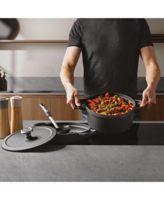 Leo Graphite 4pc Cast Iron Cookware Set