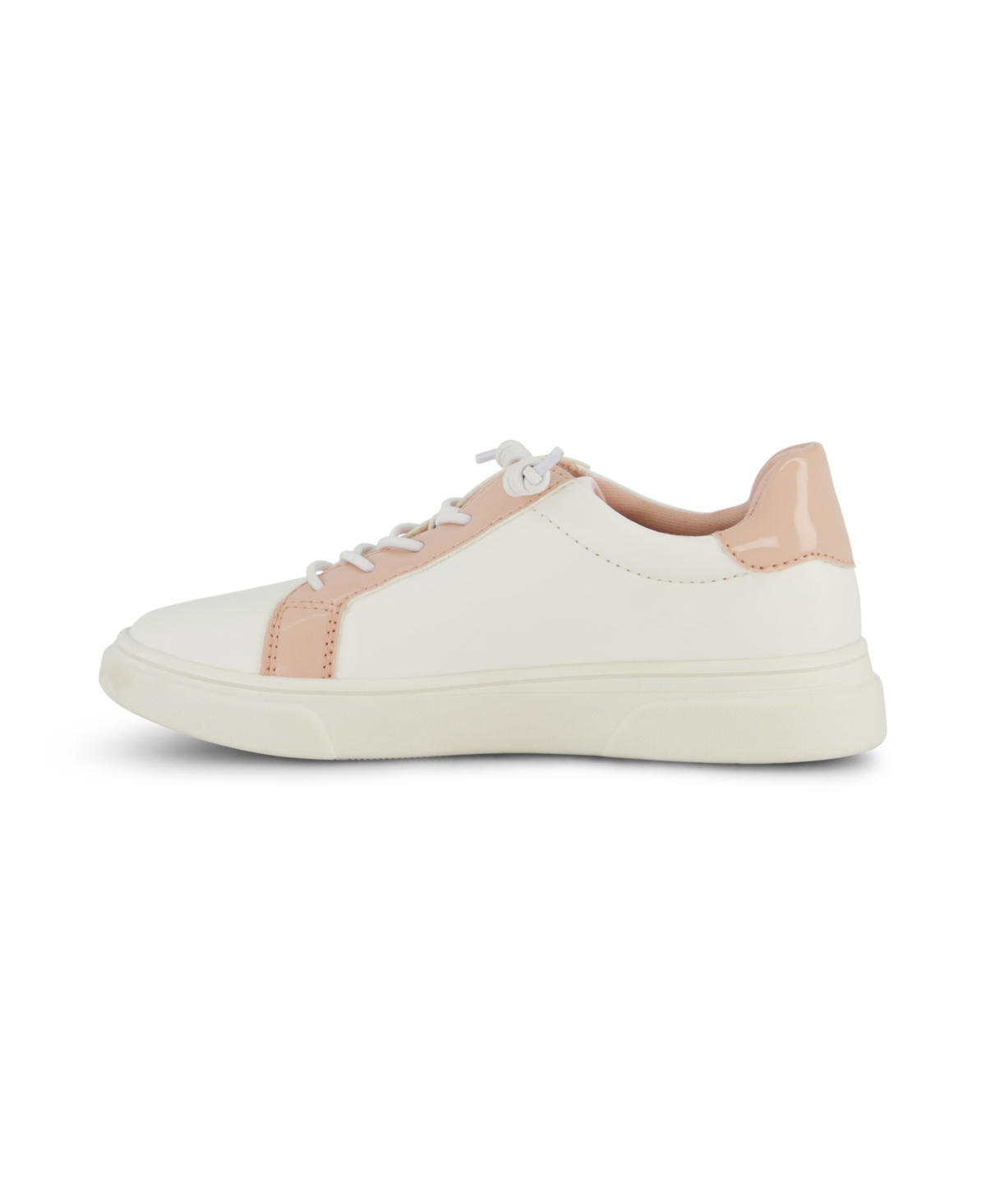 Dkny Little And Big Girls Celia Gigi Low Top Sneaker In White Multi