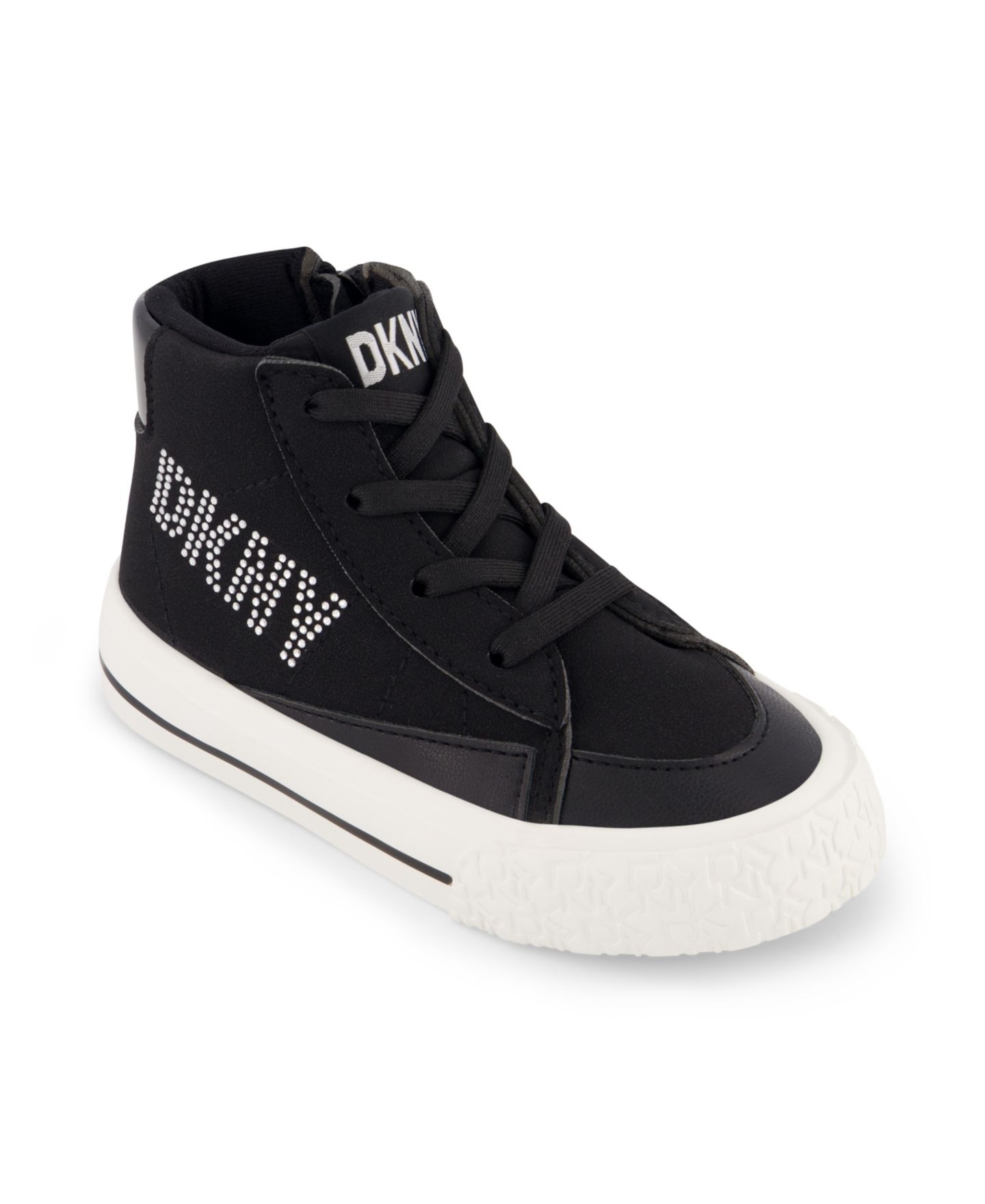 Кроссовки DKNY Hannah Melissa Fashion Sneaker для девочек-малышей, цвет: Чёрный — фото 1