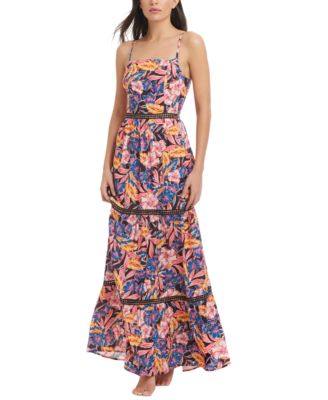 Women's Tie Back Maxi Dress Cover-Up