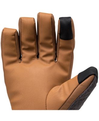 Men's Waterproof Snow Gloves Zipper Pockets Winter Sport Mittens