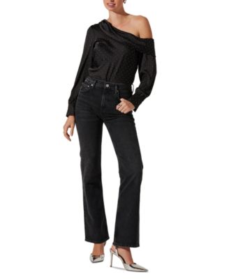 ASTR the Label - Women's Ellen Off-Shoulder Long-Sleeve Top
