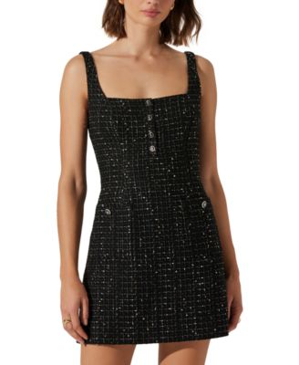 ASTR the Label - Women's Deanna Square-Neck Sleeveless Dress