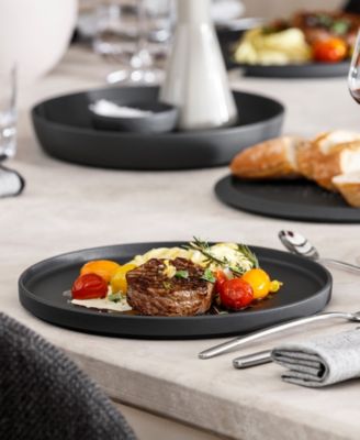 La Boule Black 7-Piece Dinnerware Set, Service for 2