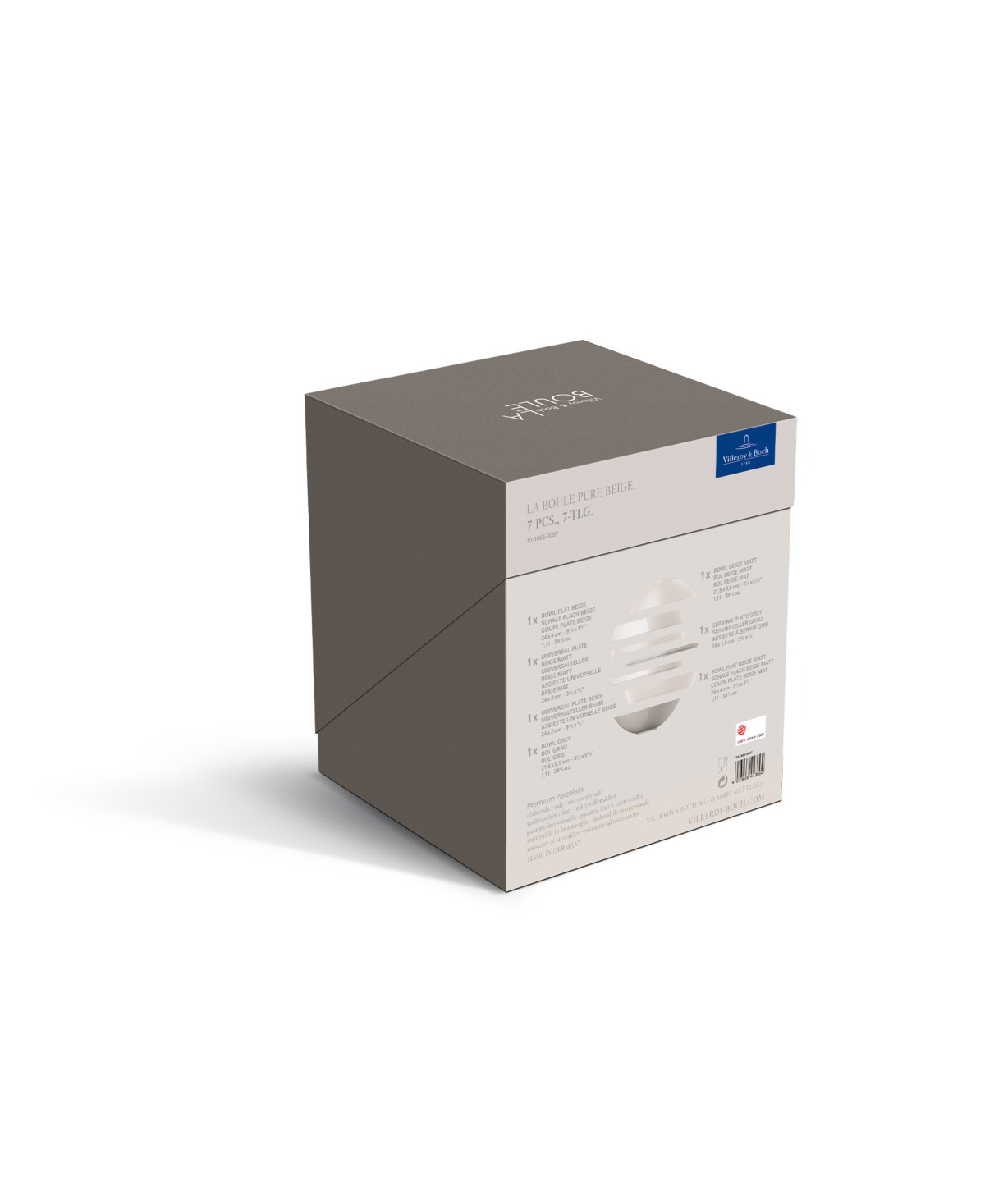 Villeroy & Boch La Boule Stackable Dinnerware Set, Service for 2