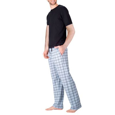 Men's Short Sleeve Knit Pajama Set