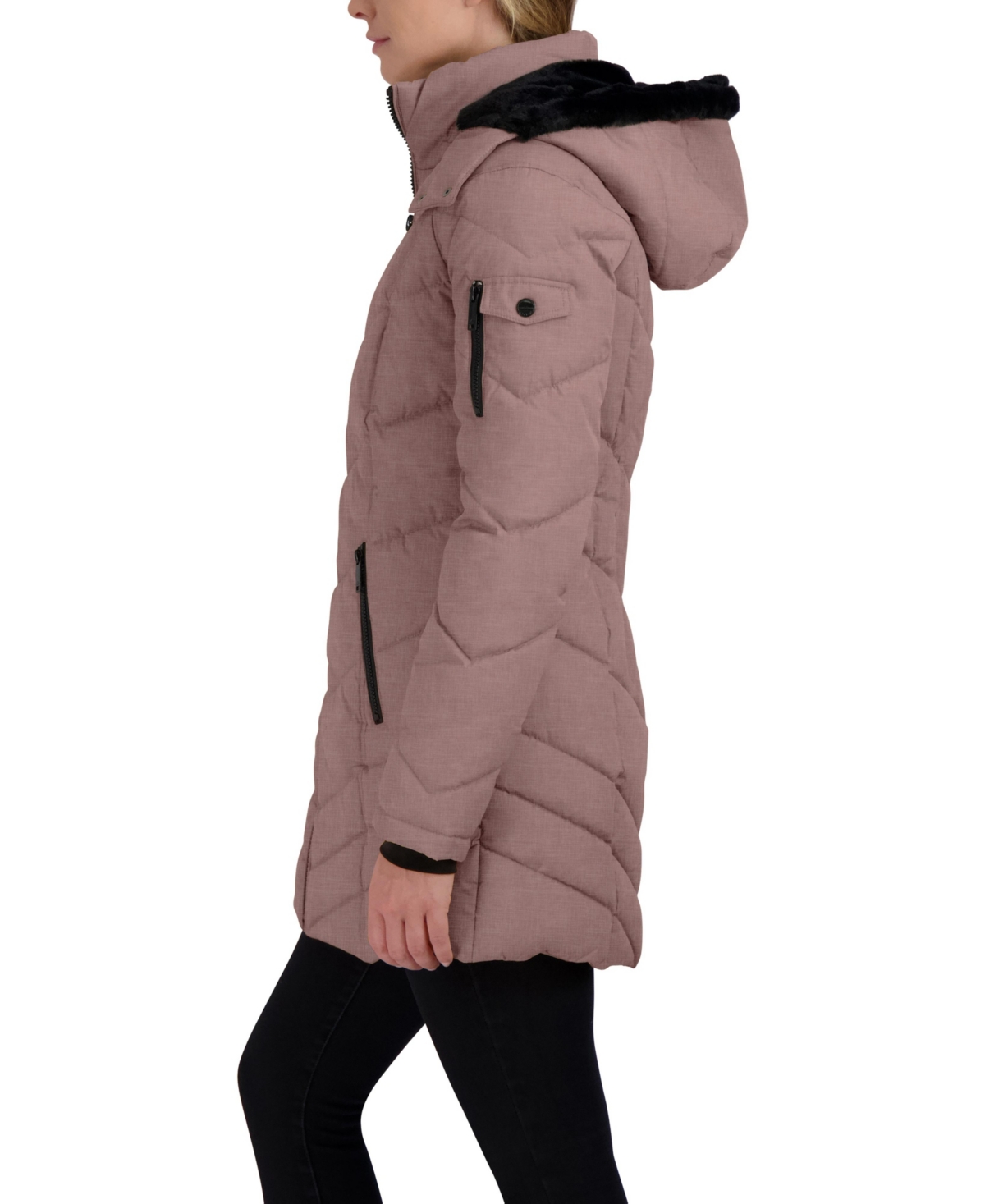 Hfx Women's Heavyweight Puffer Parka Winter Jacket