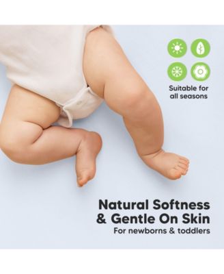 Soothe Waterproof Fitted Crib Sheets for Girl, Boy, 100% Soft Cotton Crib Mattress Protector Sheet