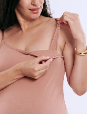 Maternity Clip Down Nursing Tank Top Cami - Motherhood
