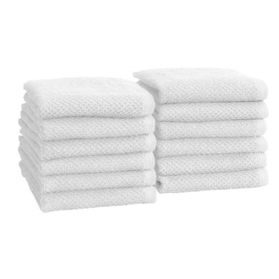 Cotton Textured 12-Piece Washcloth Set