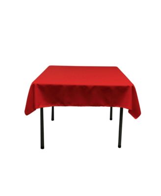 52x52 Inch Square Tablecloth Durable Polyester Poplin, Perfect for Dining & Events