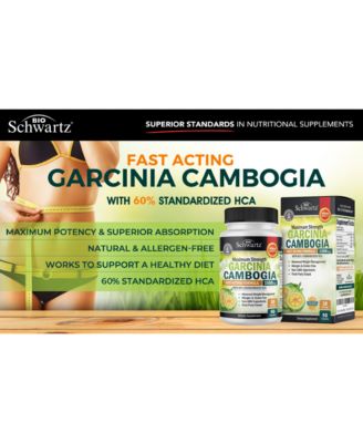 Garcinia Cambogia Weight Loss Pills - 1500mg HCA Pure Extract - Fast Acting Appetite Suppressant - Fat Burner for Women and Men to Help Lose Weight - Carb Blocker Metabolism Diet Pill - 90 Capsules
