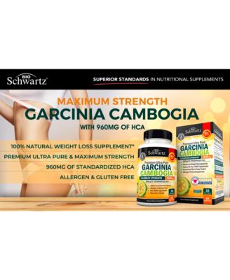 Bio Schwartz Garcinia Cambodia 1600mg 60 Capsules