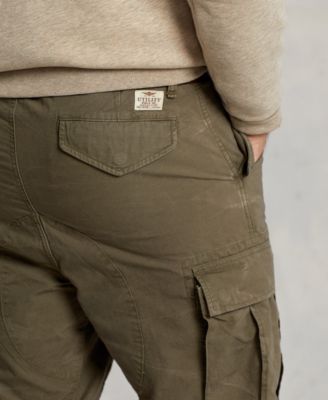 Men's Big & Tall Classic Tapered Fit Canvas Cargo Pants	