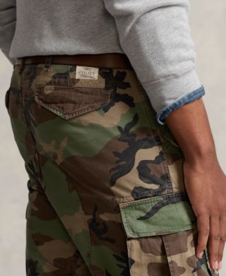 Men's Big & Tall Classic-Fit Camo Canvas Cargo Pants