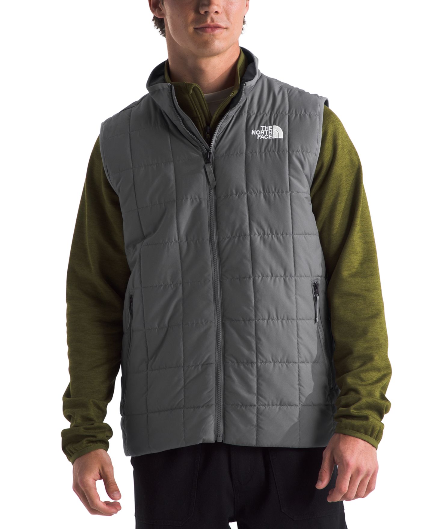 Мужской жилет The North Face Junction Zip-Front Insulated Vest, цвет: Дымчатый жемчужный — фото 1