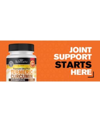 Turmeric Curcumin with BioPerine 1500mg - Natural Joint Support with 95% Standardized Curcuminoids & Black Pepper Extract for Ultra High Absorption & Potency - Non GMO - Gluten Free - 90 Capsules