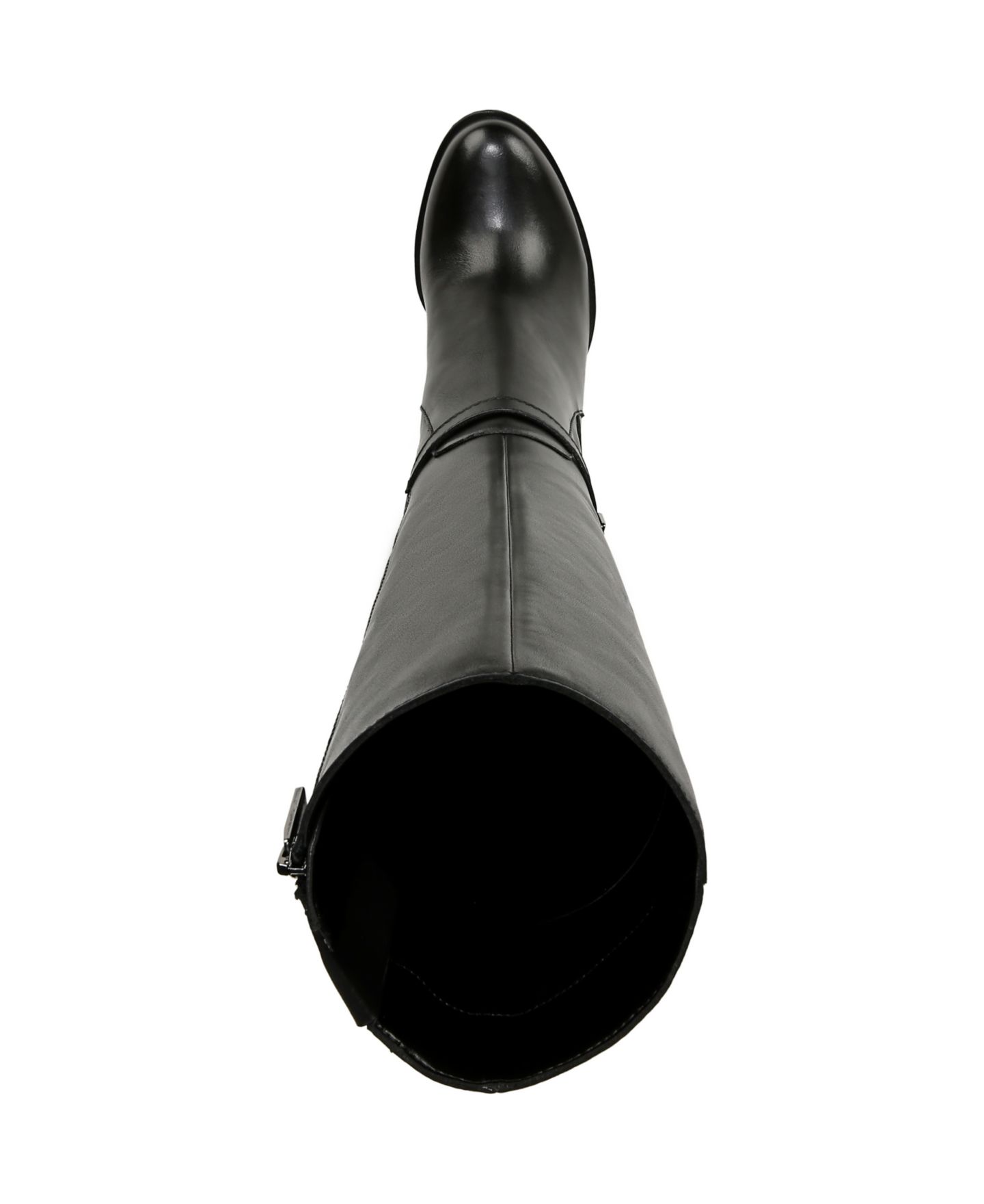 Женские ботинки Naturalizer Kalina Knee High Boots, Regular Calf, Narrow Calf, Wide Calf, & Extra Wide Calf, цвет: Чёрный кожаный — фото 4