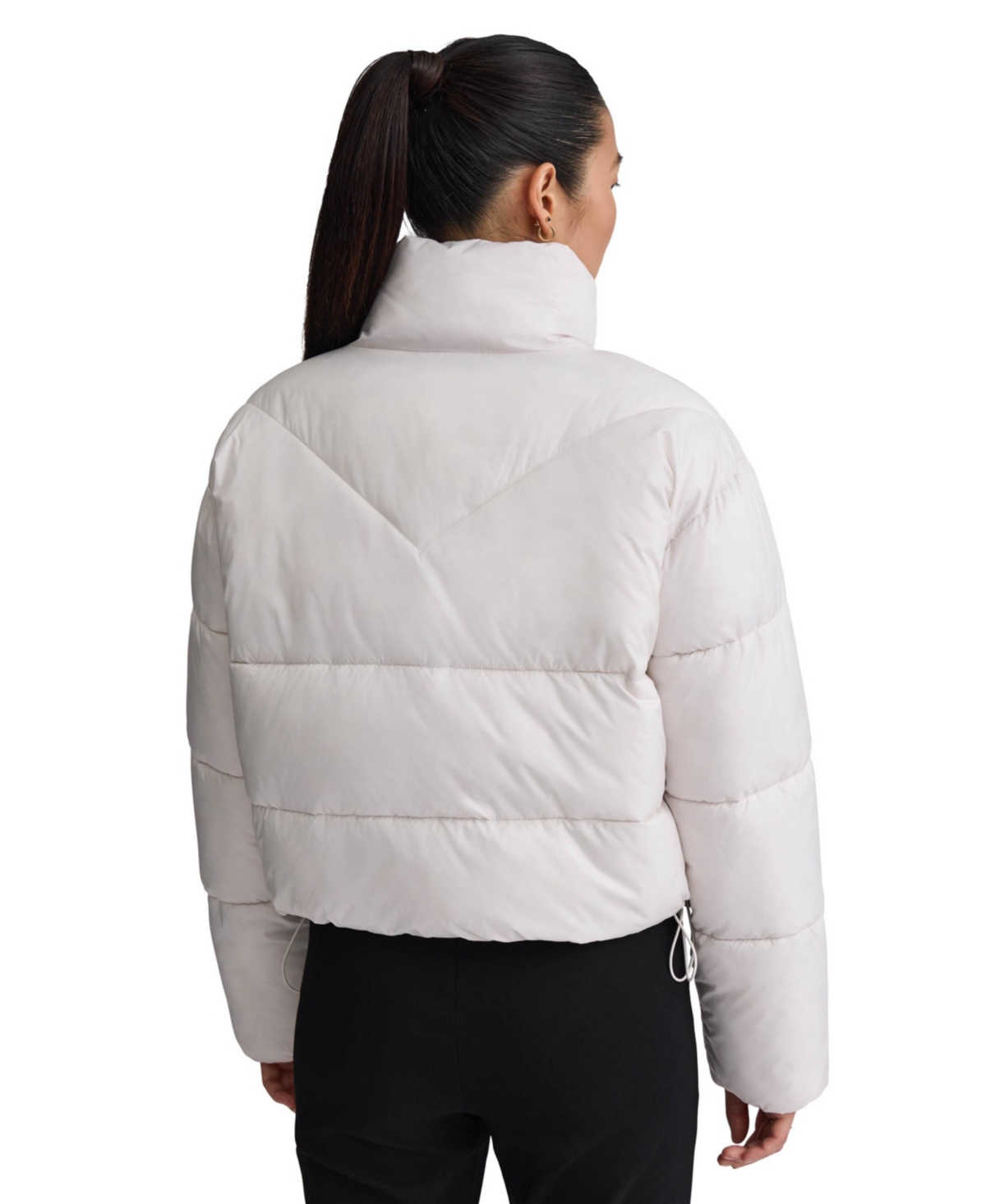 Nvlt Women's Cire Crop Padded Puffer Jacket