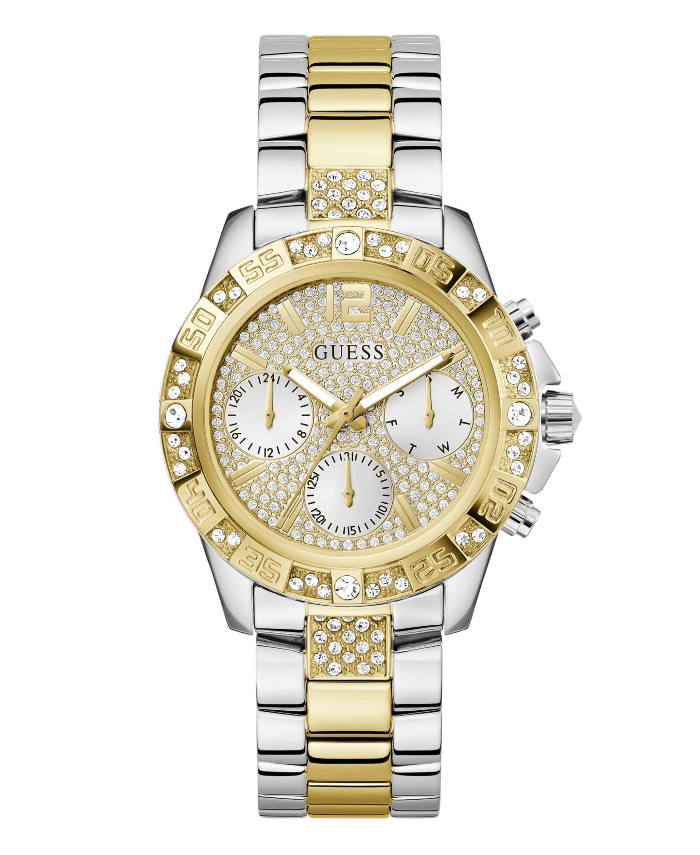 Женские часы GUESS Multi-Function Two-Tone Stainless-Steel Watch 40mm — фото 1