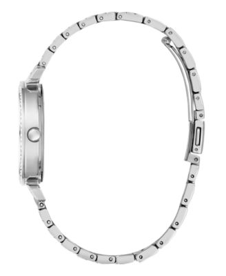 Women's Analog Silver Tone Steel Watch 32mm