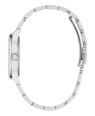 Women's Analog Silver Tone Steel Watch 36mm