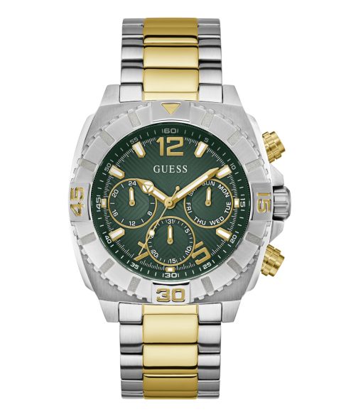 Мужские часы GUESS Multi-Function Two-Tone Stainless-Steel Watch 44mm