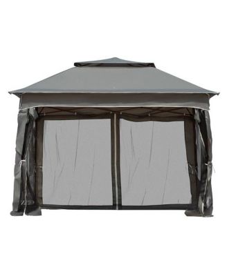 Tent Outdoor Patio Pop-Up Canopy Gazebo for Backyard Events and Shade