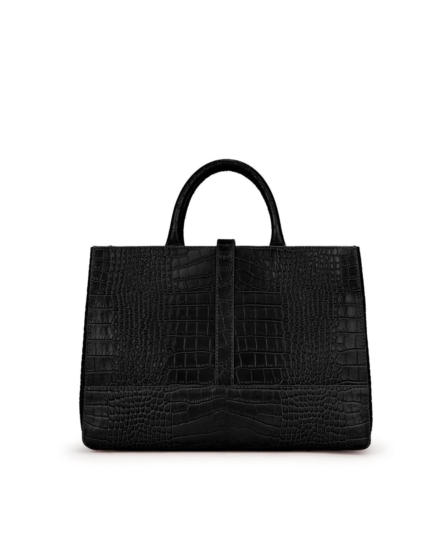 Женская сумка Teddy Blake Lola Croco 12", цвет: Чёрный — фото 4