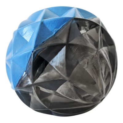 Geometric Design Textured Ball Dog Chew Toy – Large