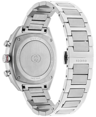 Gucci Men's Swiss Chronograph Interlocking Stainless Steel