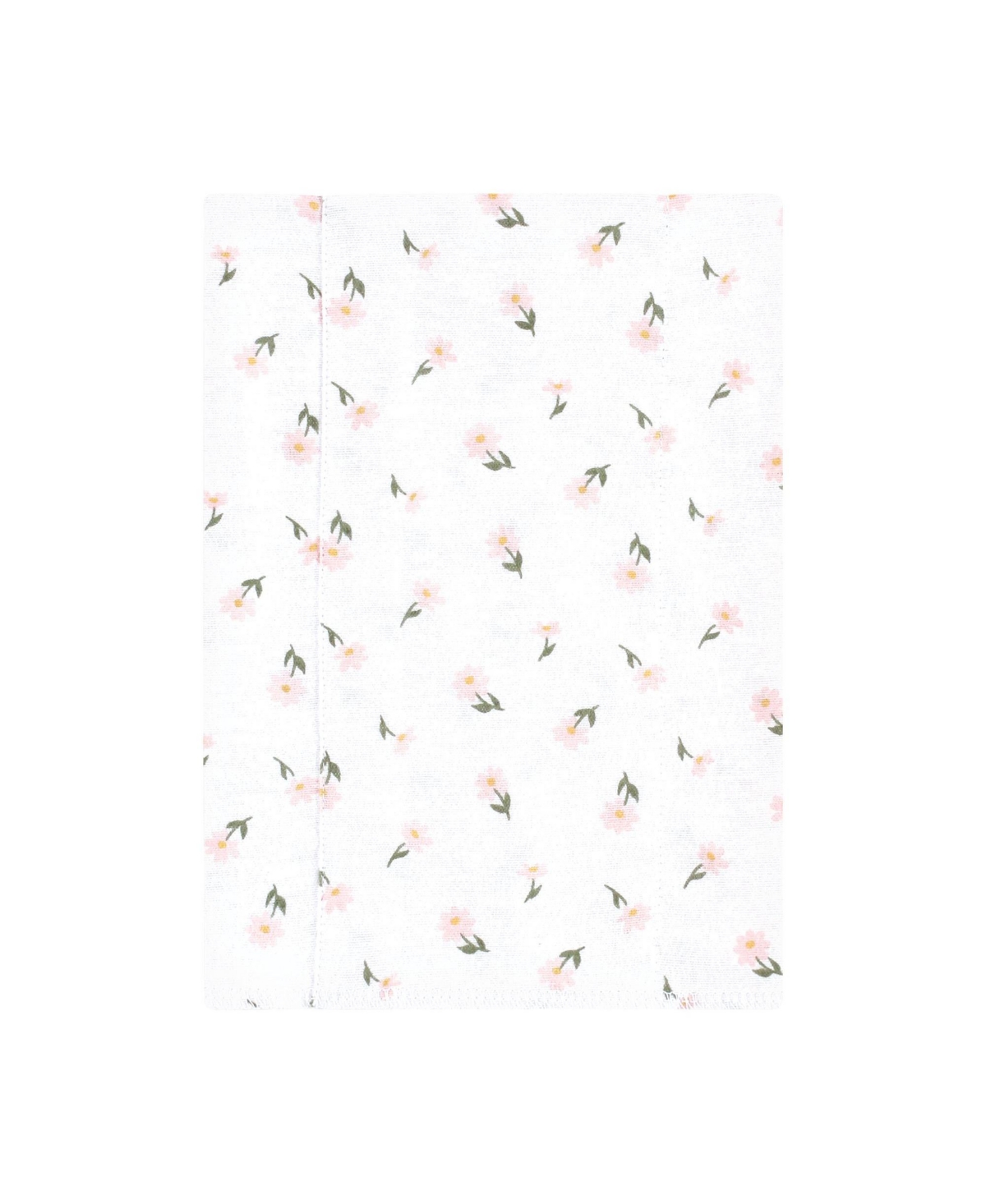 Hudson Baby Infant Girl Flannel Burp Cloth 7pk, One Size - Sage floral