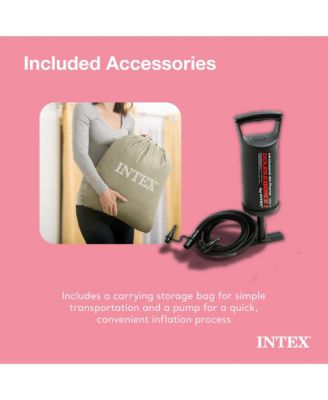 Kids Travel Air Mattress Inflatable Bed with Raised Sides and Hand Pump