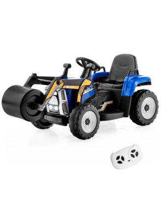 Kids Ride On Roller 12V Electric Tractor Remote w/ Music and LED Light