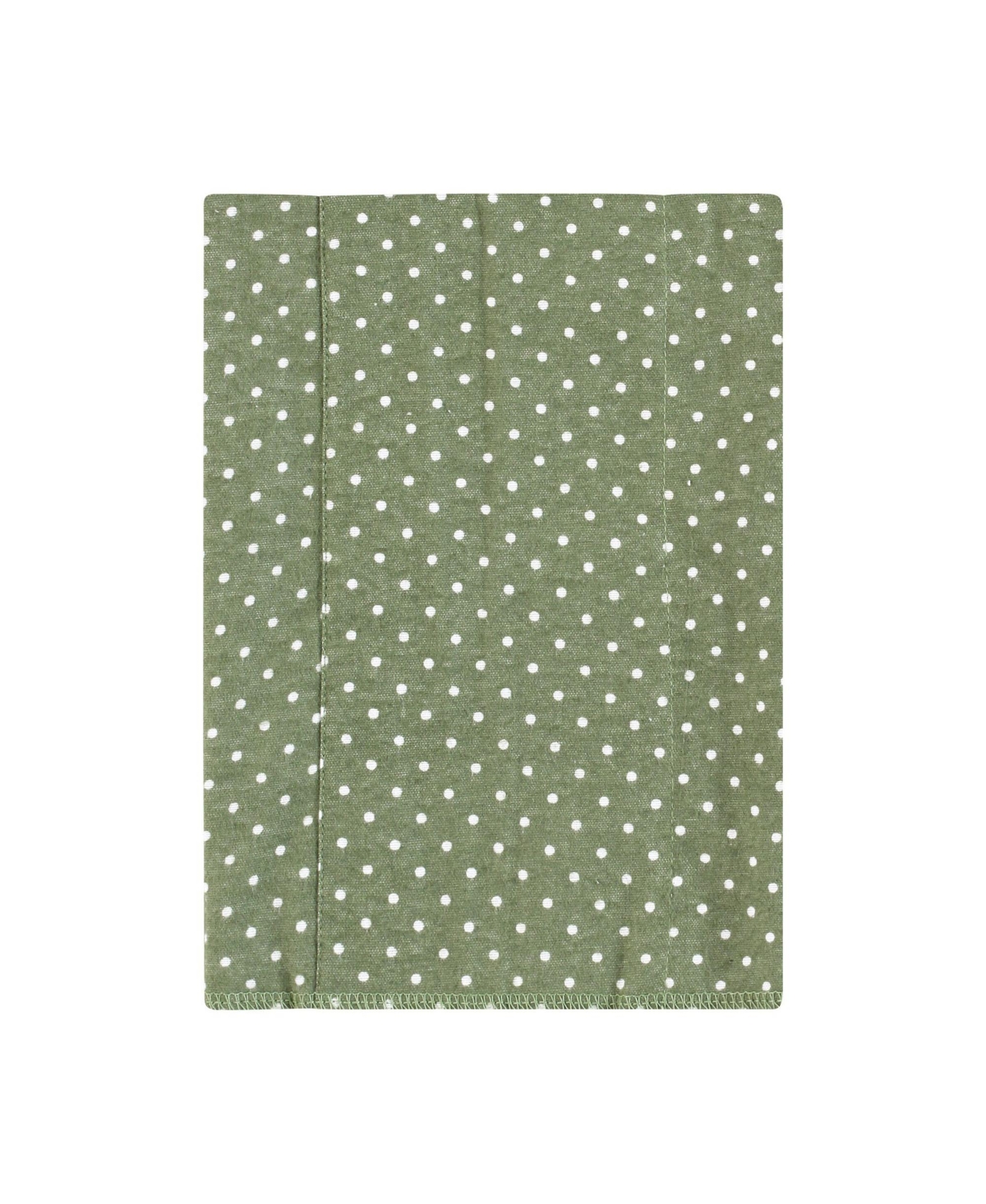 Hudson Baby Infant Girl Cotton Flannel Burp Cloths, One Size - Sage floral