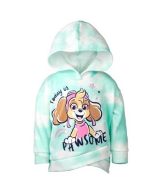 Toddler Girls Pullover Crossover Fleece Hoodie and Leggings Outfit Set