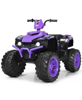 12V Kids 4-Wheeler ATV Quad Ride On Car w/ LED Lights Music USB
